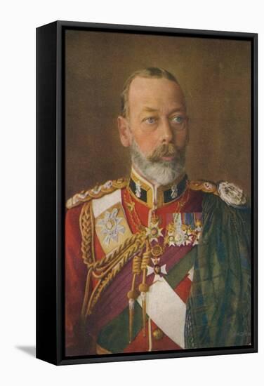 King George V (1865-193) as Colonel-In-Chief of the Black Watch-null-Framed Stretched Canvas