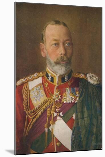 King George V (1865-193) as Colonel-In-Chief of the Black Watch-null-Mounted Giclee Print