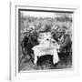 King George V (1865-193) Having Lunch after Tiger Hunting in Nepal, 1911-null-Framed Giclee Print