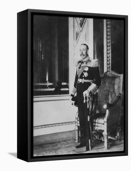 King George V (1865-193) of the United Kingdom, 1935-Tuck and Sons-Framed Stretched Canvas