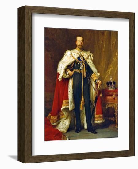 King George V, 1911-Sir Samuel Luke Fildes-Framed Giclee Print