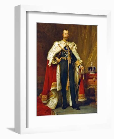 King George V, 1911-Sir Samuel Luke Fildes-Framed Giclee Print