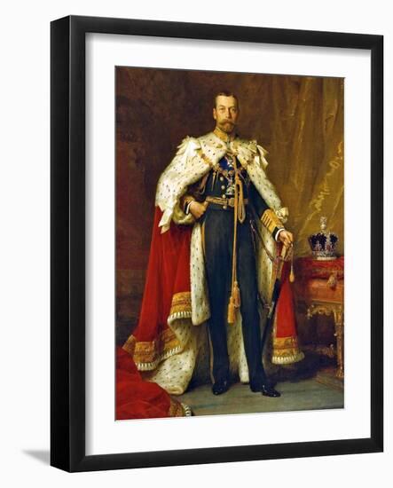 King George V, 1911-Sir Samuel Luke Fildes-Framed Giclee Print