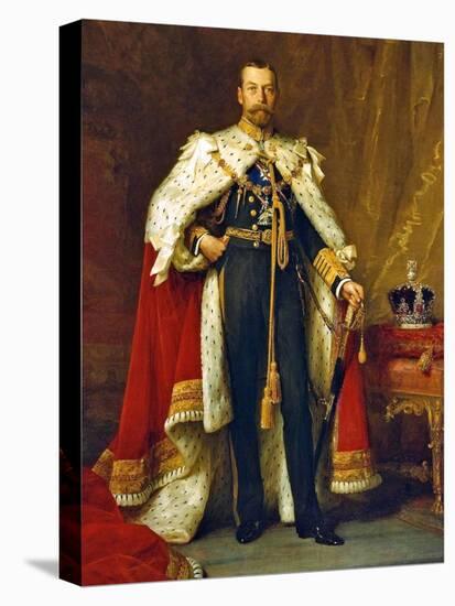 King George V, 1911-Sir Samuel Luke Fildes-Stretched Canvas