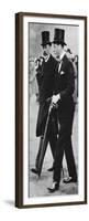 King George V and His Son, Prince Edward, Duke of Windsor, 1930S-null-Framed Premium Giclee Print