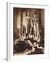 King George V and Queen Mary crowned and robed for the Delhi Durbar, 1911 (1935)-Unknown-Framed Photographic Print