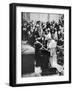 King George V and Queen Mary in St Paul's Cathedral, Silver Jubilee Thanksgiving Service, 1935-null-Framed Giclee Print