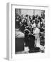 King George V and Queen Mary in St Paul's Cathedral, Silver Jubilee Thanksgiving Service, 1935-null-Framed Giclee Print