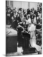 King George V and Queen Mary in St Paul's Cathedral, Silver Jubilee Thanksgiving Service, 1935-null-Mounted Giclee Print