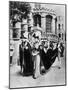 King George V and Queen Mary in the Robes of the Knights of the Garter, Windsor, 1937-null-Mounted Giclee Print