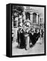 King George V and Queen Mary in the Robes of the Knights of the Garter, Windsor, 1937-null-Framed Stretched Canvas