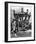 King George V and Queen Mary on their Way to the State Opening of Parliament, C1930S-null-Framed Giclee Print