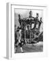 King George V and Queen Mary on their Way to the State Opening of Parliament, C1930S-null-Framed Giclee Print