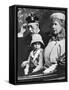 King George V and Queen Mary with Princess Margaret Driving to Church, Balmoral, C1930S-null-Framed Stretched Canvas