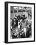 King George V and the Mayors of the North London Boroughs at Marylebone, Silver Jubilee, 1935-null-Framed Giclee Print