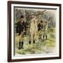 King George V as Prince of Wales, Shooting at Sandringham-Henry Payne-Framed Giclee Print