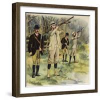 King George V as Prince of Wales, Shooting at Sandringham-Henry Payne-Framed Giclee Print