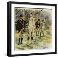 King George V as Prince of Wales, Shooting at Sandringham-Henry Payne-Framed Giclee Print