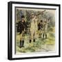 King George V as Prince of Wales, Shooting at Sandringham-Henry Payne-Framed Giclee Print