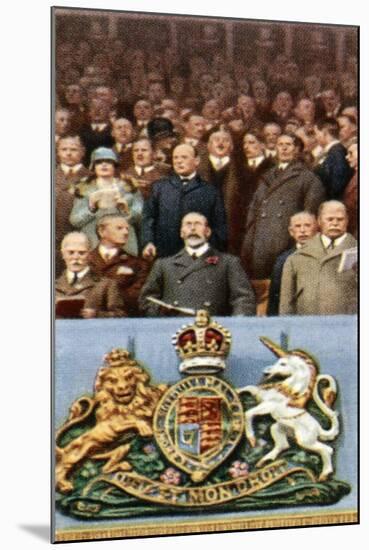 King George V at the Cup Final, Wembley, April 23Rd, 1927, (C193)-null-Mounted Giclee Print