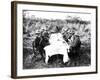 King George V Having Lunch in the Chitwan Valley During a Tiger Shoot, 1911-English Photographer-Framed Photographic Print