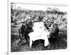 King George V Having Lunch in the Chitwan Valley During a Tiger Shoot, 1911-English Photographer-Framed Photographic Print