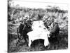 King George V Having Lunch in the Chitwan Valley During a Tiger Shoot, 1911-English Photographer-Stretched Canvas