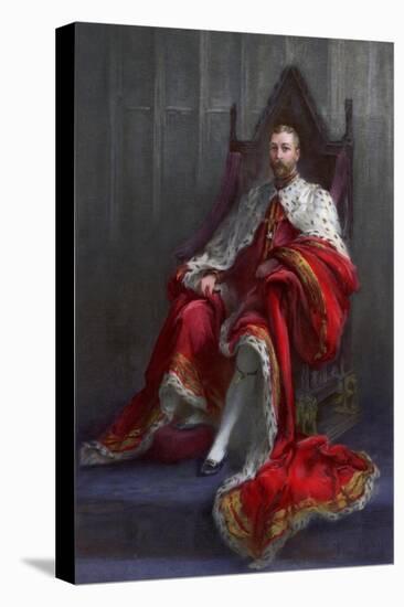 King George V, in the Year of His Coronation, 1911-Walter William Ouless-Stretched Canvas