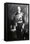 King George V in Uniform-James Lafayette-Framed Stretched Canvas