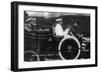 King George V Leaving Weymouth, Dorset, by Car, 11th March 1912-null-Framed Premium Giclee Print