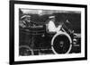 King George V Leaving Weymouth, Dorset, by Car, 11th March 1912-null-Framed Giclee Print