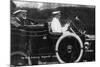 King George V Leaving Weymouth, Dorset, by Car, 11th March 1912-null-Mounted Giclee Print