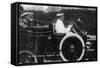 King George V Leaving Weymouth, Dorset, by Car, 11th March 1912-null-Framed Stretched Canvas