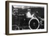 King George V Leaving Weymouth, Dorset, by Car, 11th March 1912-null-Framed Giclee Print