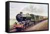 'King George V' of the G.W.R Cornish Railway Express, Illustration from 'The Wonder Book of…-English School-Framed Stretched Canvas