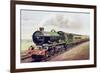 'King George V' of the G.W.R Cornish Railway Express, Illustration from 'The Wonder Book of…-English School-Framed Giclee Print