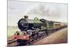 'King George V' of the G.W.R Cornish Railway Express, Illustration from 'The Wonder Book of…-English School-Mounted Giclee Print