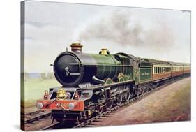 'King George V' of the G.W.R Cornish Railway Express, Illustration from 'The Wonder Book of…-English School-Stretched Canvas