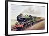 'King George V' of the G.W.R Cornish Railway Express, Illustration from 'The Wonder Book of…-English School-Framed Giclee Print