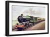 'King George V' of the G.W.R Cornish Railway Express, Illustration from 'The Wonder Book of…-English School-Framed Giclee Print