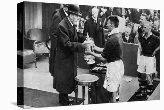 King George V Presenting the Fa Cup, Wembley Stadium, London, C1923-1936-null-Stretched Canvas