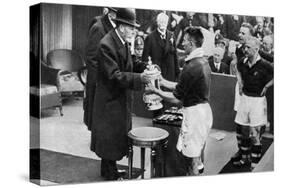 King George V Presenting the Fa Cup, Wembley Stadium, London, C1923-1936-null-Stretched Canvas