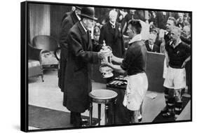 King George V Presenting the Fa Cup, Wembley Stadium, London, C1923-1936-null-Framed Stretched Canvas