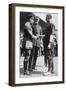 King George V Receiving a American Soldier Who Had Been Playing Baseball, C 1910S-null-Framed Giclee Print