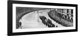 King George V's Funeral Procession, London, January 1936-null-Framed Giclee Print