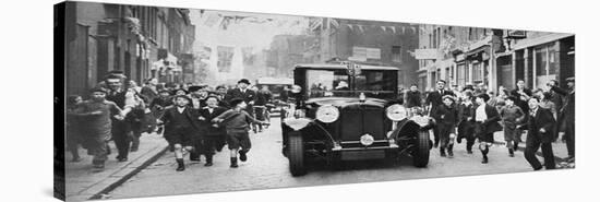 King George V's Last Visit to the East End, London, C1930S-null-Stretched Canvas