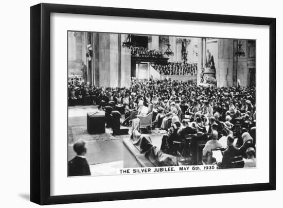 King George V's Silver Jubilee, London, May 6th, 1935-null-Framed Giclee Print