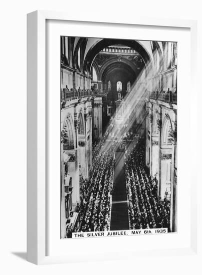 King George V's Silver Jubilee, London, May 6th, 1935-null-Framed Giclee Print