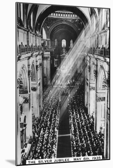 King George V's Silver Jubilee, London, May 6th, 1935-null-Mounted Giclee Print