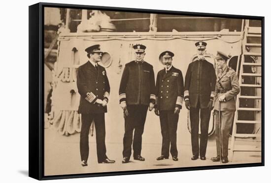 King George V visiting the fleet, November 1917 (1935)-Unknown-Framed Stretched Canvas